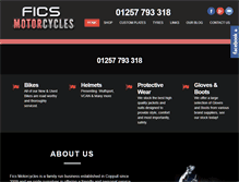 Tablet Screenshot of ficsmotorcycles.co.uk